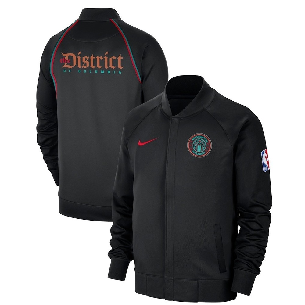 Washington Wizards Nike 2023/24 City Edition Showtime Men's XL Black Jacket NWT